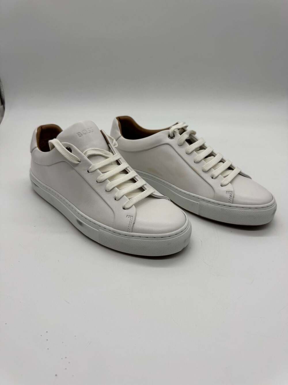 Boss Sneaker Size 41 (size 8) White Leather Italy